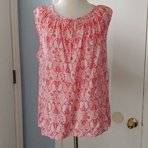Sleeveless summer top